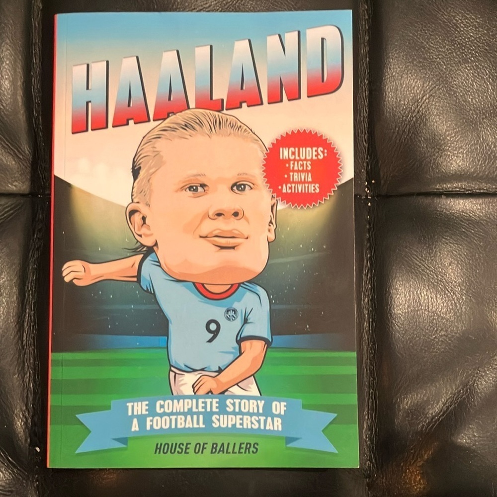Book: Haaland soccer star fact/ trivia/ activity The complete story ….